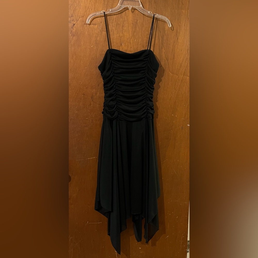 My Michelle black dress w/spaghetti straps